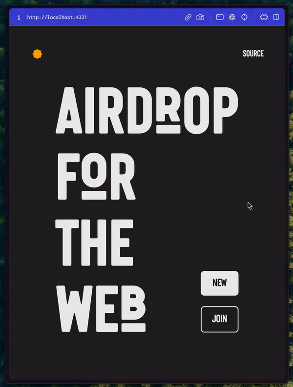 The same browser window as before, but without the buttons jumping around